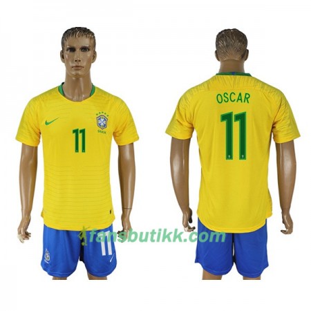 Fotball-VM 2018 Brasil drakt Oscar 11 Hjemmetrøye